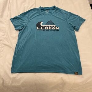 L.L. Bean Teal Slightly Fitted Men's Shirt